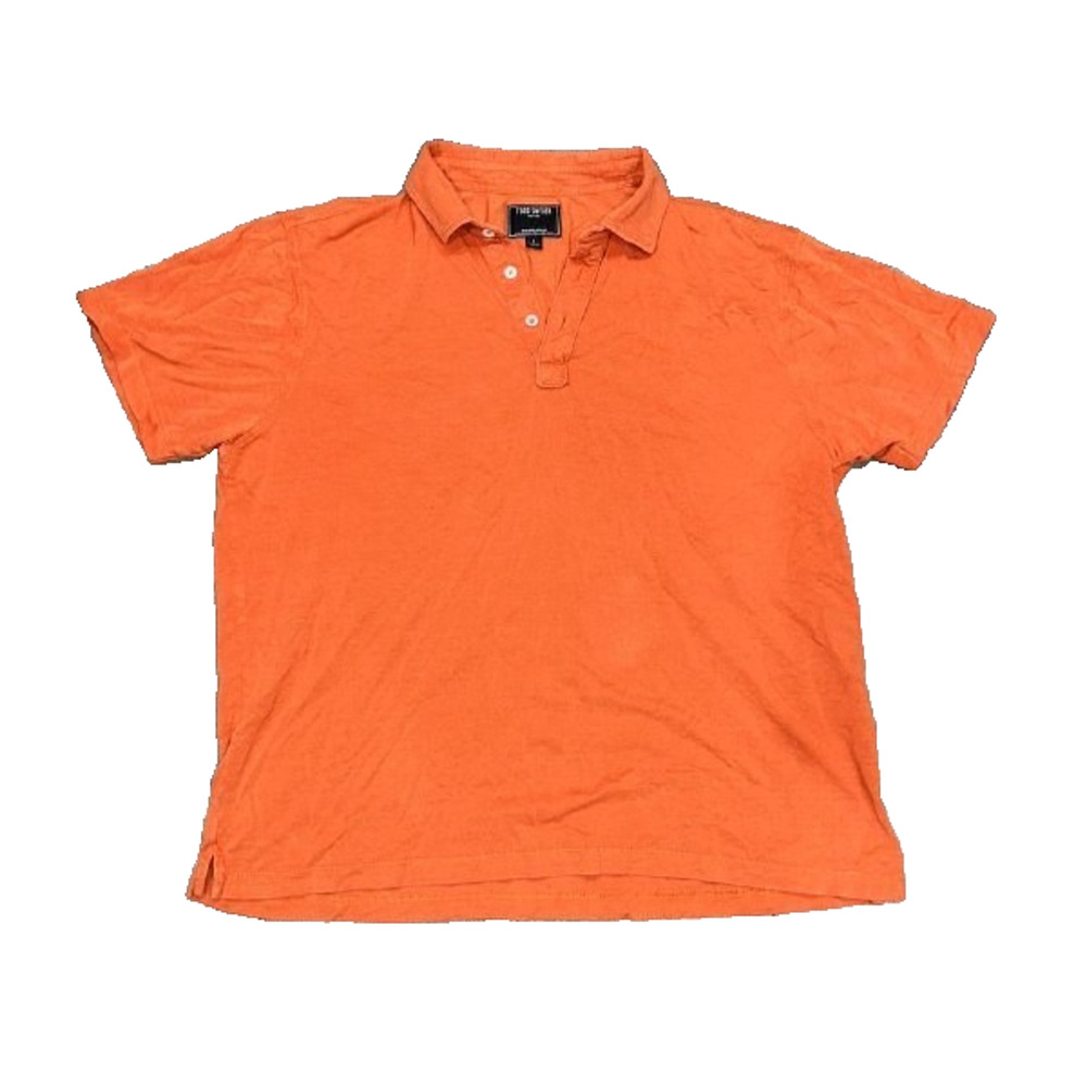 Todd Snyder Polo collar t-shirt cotton Orange Large A005616